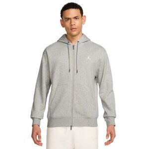 Jordan Nike Mens Full Zip Fleece Hoodie Sweatshirt FV7289 Heather Grey XL NEW